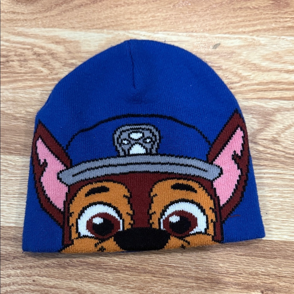 H&M Blue Kids Hat with Character Design